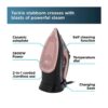 Black & Decker Linen Care Steam Iron Cord/Cordless 2600W 330ml Water Tank - Black And Rose Gold - Image 8