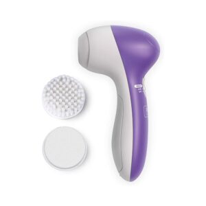 Wahl Pure Radiance 2 In 1 Facial Cleanser With 2 Interchangeable Heads – Purple