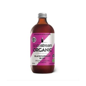 Sodastream Soda Press Organic Crisp Blackcurrant Bliss Soda Mix And Cordial 500ml