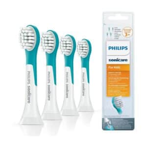 Philips Sonicare For Kids Sonic Toothbrush Heads 4 Pack – White
