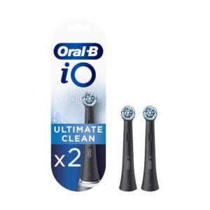Oral-B iO Ultimate Reinigung Cleaning Toothbrush Heads 2 Pack – Black