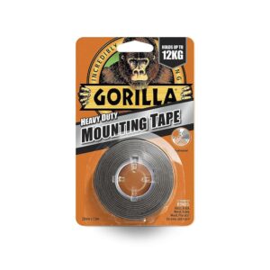 Gorilla Heavy Duty Mounting Tape 25mm x 1.5m – Black