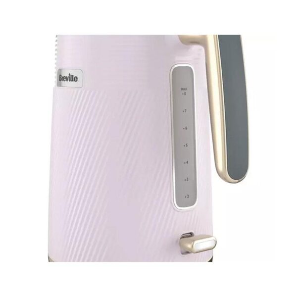 Breville Obliq Jug Kettle 360 Degree Rotational Base 3000W  1.7 Litres - Lilac And Pale Gold - Image 3