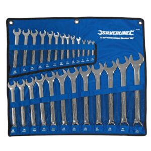 Silverline Combination Spanner Set 6-32mm – 25 Piece