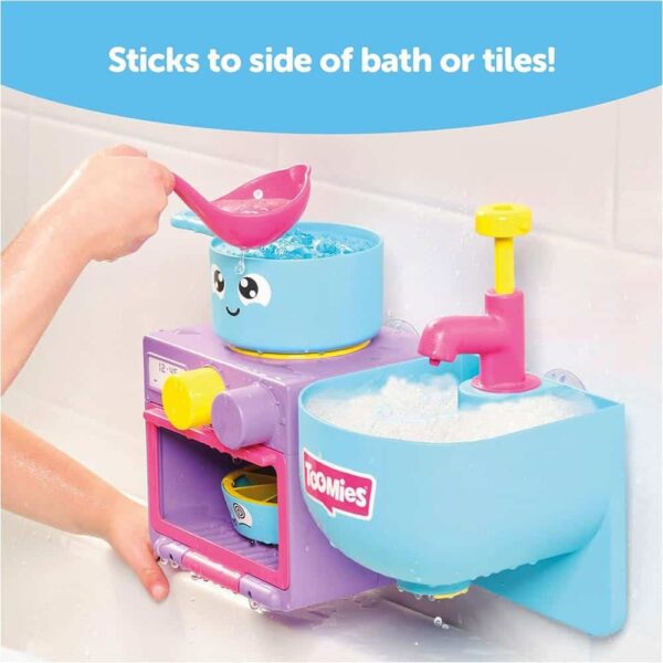 Tomy Toomies Bubble And Bake Bathtime Kitchen Kids Toddlers Toys - Multicolour - Image 6