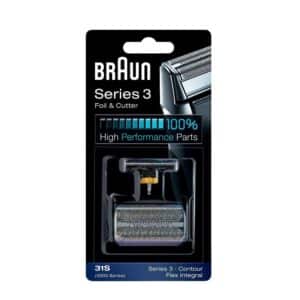 Braun Series 3 31S Electric Shaver Replacement Foil And Cutter Contour Flex XP Flex Integral – Silver