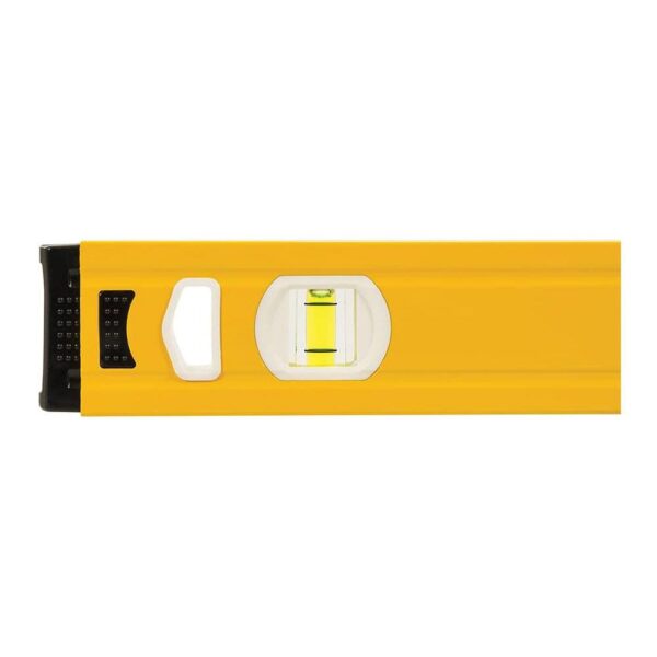 Silverline Spirit Level 600mm Aluminum - White/Yellow/Black - Image 2