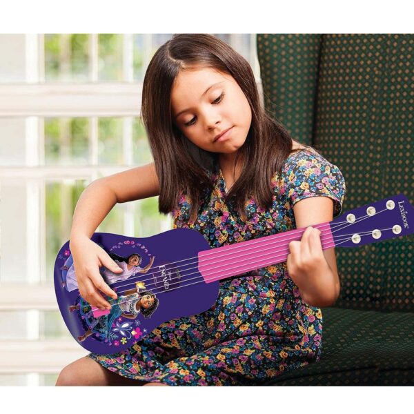 Lexibook Disney Encanto My First Guitar With 6 Nylon Strings - Purple/Pink - Image 3