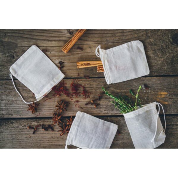 KitchenCraft Home Made Spice Cooking Bags Pack of 4 - White - Image 4