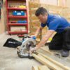 Silverline DIY Compound Mitre Saw 210mm 1400W - Blue - Image 4