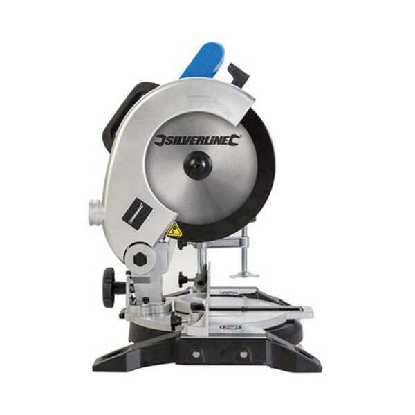 Silverline DIY Compound Mitre Saw 210mm 1400W - Blue - Image 5