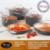 Gotham Steel Diamond 8.5/9.5 Inch Fry Pan Twin Pack - Copper - Image 5