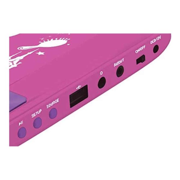 Lexibook Disney Princess Portable DVD Player With Car Adaptor And Remote - Multicolour - Image 5