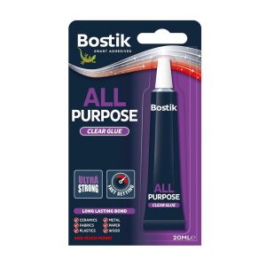 Bostik All Purpose Adhesive Clear Glue For Minor Household Repairs – 20ml