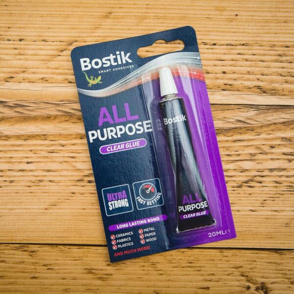 Bostik All Purpose Adhesive Clear Glue For Minor Household Repairs - 20ml - Image 4