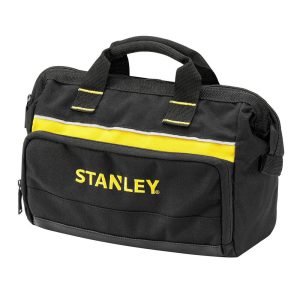 Stanley STA193330 Tool Bag 30cm x 25cm x 13cm With 8 Interior 2 Exterior Pockets And Reinfored Base – Yellow/Black