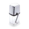 KitchenCraft BarCraft Ice Crusher Machine With Scoop For Cocktails Rotary Action Acrylic - Silver - Image 5