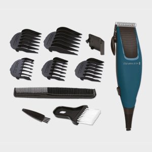 Remington Apprentice Corded Hair Clippers With 5 Comb Clips And Neck Brush Kit