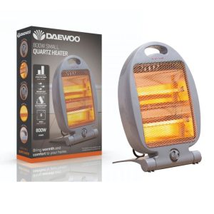 Daewoo 800W Small Quartz Halogen Heater