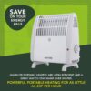 Warmlite Frostwatcher Compact Convection Heater 450W Wall Mountable - White - Image 4