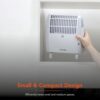 Warmlite Frostwatcher Compact Convection Heater 450W Wall Mountable - White - Image 9