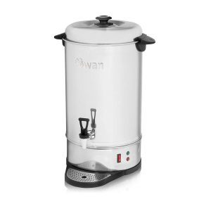 Swan Hot Water Tea Urn 20 Litre Stainless Steel 2200W With Automatic Temperature Control – Silver