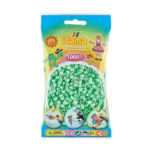 Hama 1000 Beads In Bag Plastic – Pastel Mint