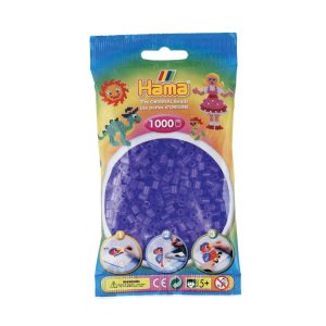 Hama Beads 1000 Bead Refill Bag – Translucent Lilac