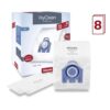 Miele GN XL HyClean 3D Efficiency Vacuum Cleaner Bags 8 Pack - White/Blue - Image 3