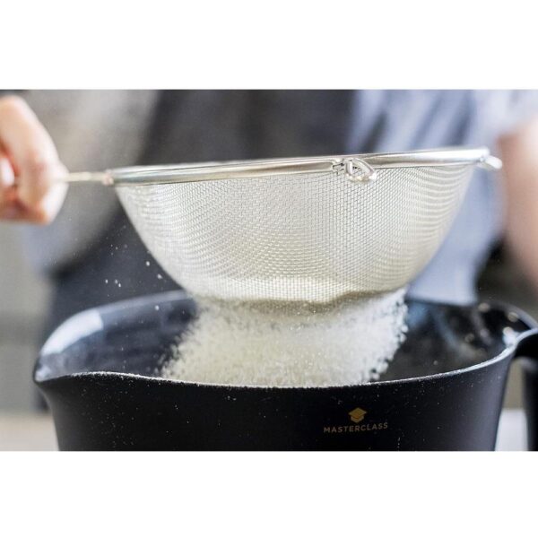 KitchenCraft 20cm Round Sieve Stainless Steel Large - Silver - Image 5