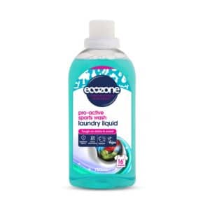Ecozone Pro-Active Sports Wash Laundry Liquid Ultra Concentrated Bio Detergent 16 Washes – 750ml