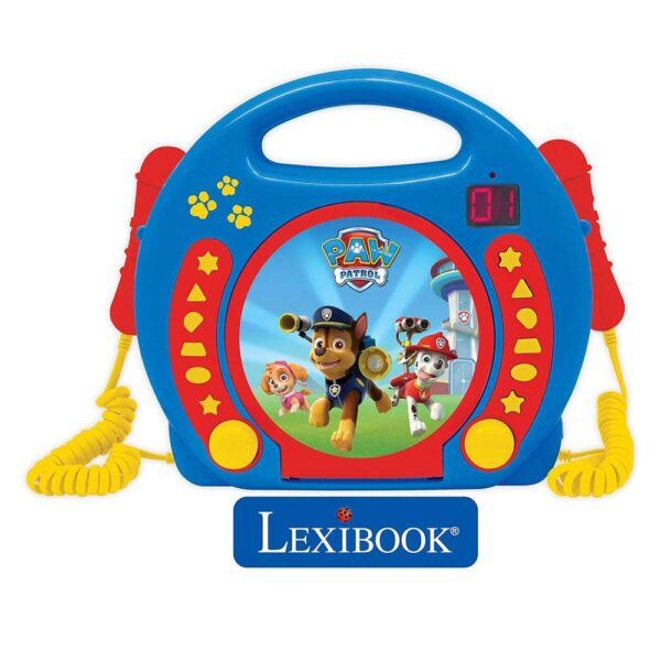 Lexibook Paw Patrol CD Player With Microphones - Multicolor - Image 2