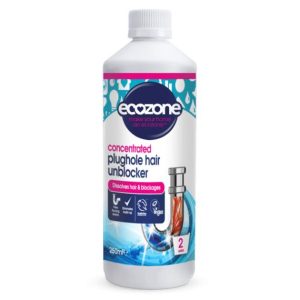 Ecozone Concentrated Plughole Hair Unblocker Dissolves Hair And Blockages – 250ml