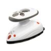 The Quilted Bear Mini Steam Iron Ceramic Sole Base Plate And Travel Hardcase - Black - Image 2