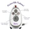 The Quilted Bear Mini Steam Iron Ceramic Sole Base Plate And Travel Hardcase - Black - Image 3