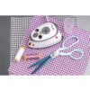 The Quilted Bear Mini Steam Iron Ceramic Sole Base Plate And Travel Hardcase - Black - Image 6