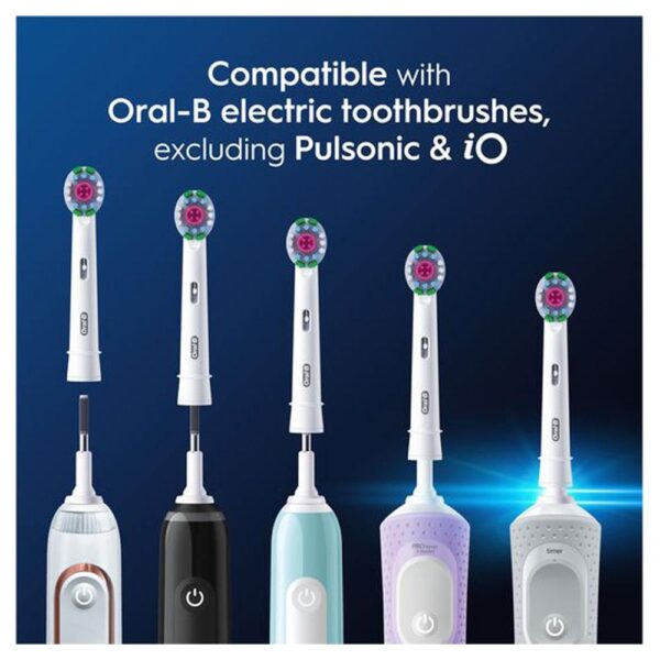 Oral-B Pro 3D White Replacement Brush Heads 2 Pack - Image 4