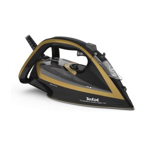 Tefal Ultimate Turbo Pro Anti-Scale Steam Iron 3000W 300ml Reservoir Capacity – Black And Gold
