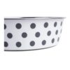 Petface Spots Deli Dog Bowl 17cm - Grey And White - Image 2