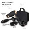 Carmen Noir 2200W Hair Dryer Styling Set With Concentrator Nozzle - Black And Rose Gold - Image 7
