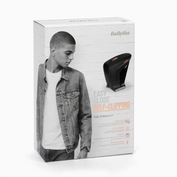 BaByliss The Crew Cut DIY Hair Clipper Cordless Mens Battery Powered Hair Trimmer - Black - Image 9
