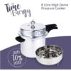 Prestige Iconic High Dome Aluminum Pressure Cooker 6 Litre - Silver - Image 2