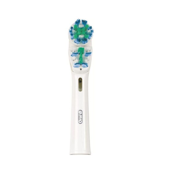 Oral-B Dual Clean Replacement Toothbrush Heads 2 Pack - White/Blue - Image 3