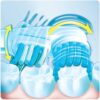 Oral-B Dual Clean Replacement Toothbrush Heads 2 Pack - White/Blue - Image 6