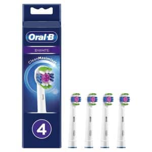 Oral-B 3D White CleanMaximiser Electric Toothbrush Head 4 Pack