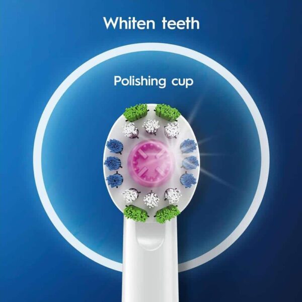 Oral-B 3D White CleanMaximiser Electric Toothbrush Head 4 Pack - Image 3
