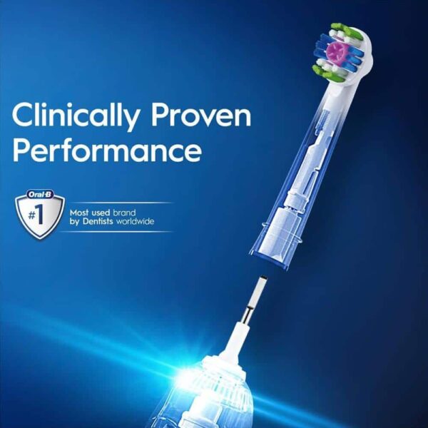 Oral-B 3D White CleanMaximiser Electric Toothbrush Head 4 Pack - Image 5