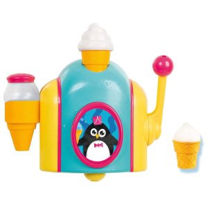 Tomy Toomies Ice Cream Foam Cone Factory Bubble Maker Baby Children Bath Toy – Multicolour