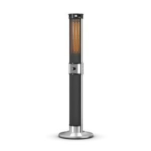 Swan Al Fresco Column Patio Heater Stainless Steel Aluminium 1000W-2000W – Black
