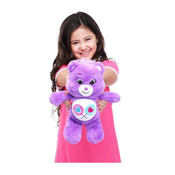 Care Bears Share Bear 35cm Medium Collectable Cute Cuddly Plush Toy - Purple - Image 4